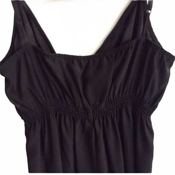 TWELFTH STREET by CYNTHIA VINCENT Silk Sleeveless Cami Tank Black XS - Picture 3 of 5